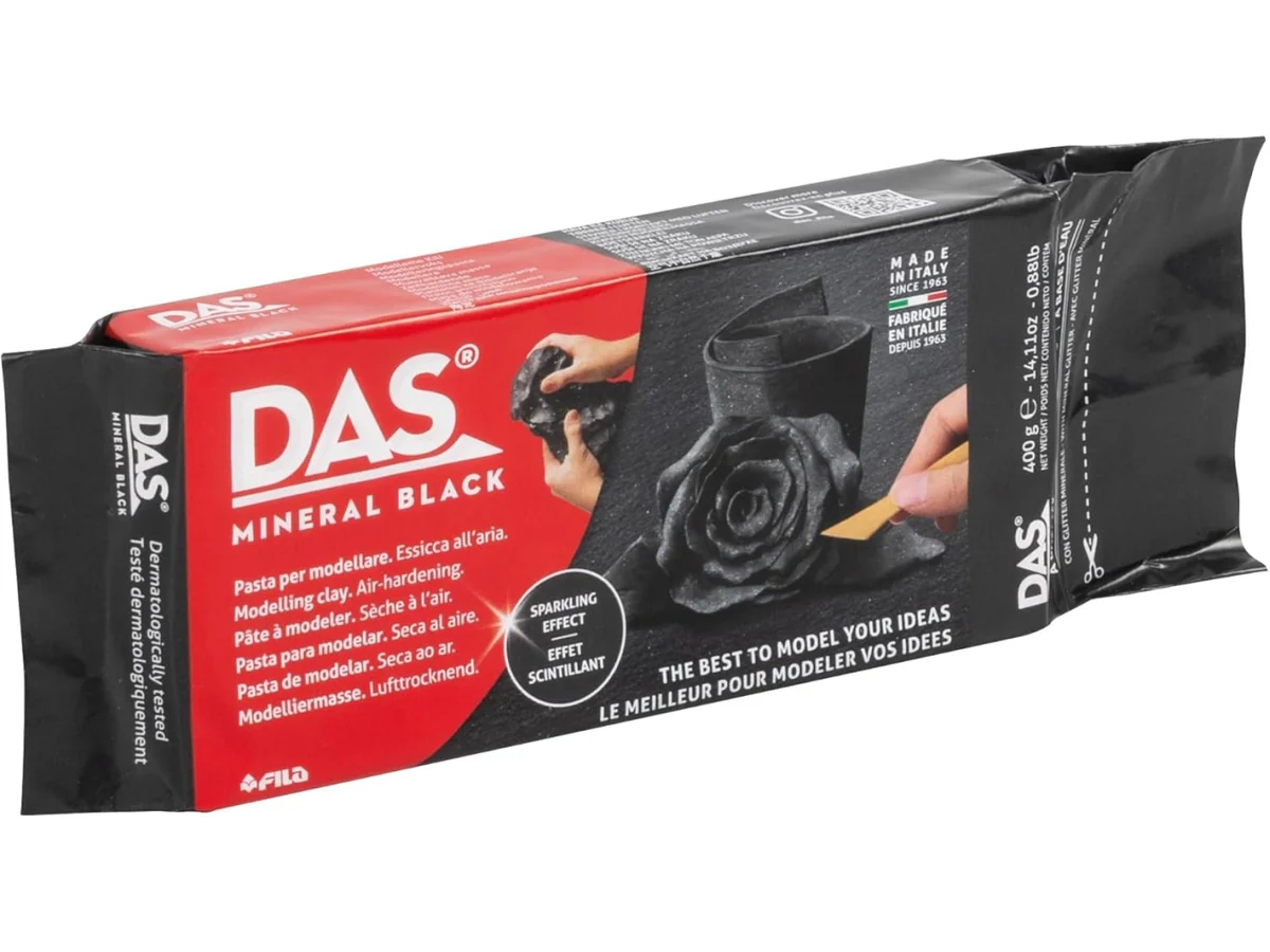 Modelinas DAS juodas 400g